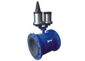 China GPRS Remote Reading Electromagnetic Flow Meter For Industrial IP68 RS485 on sale