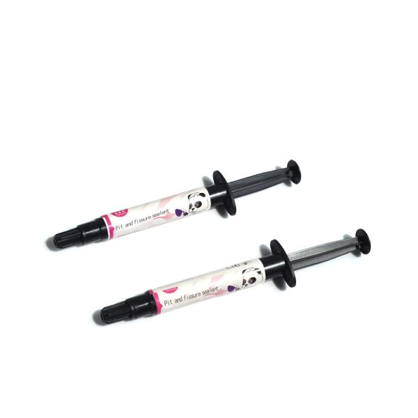 Light Curing Discoloration 1.2g Pit And Fissure Sealant Pink Color For Decay Teeth