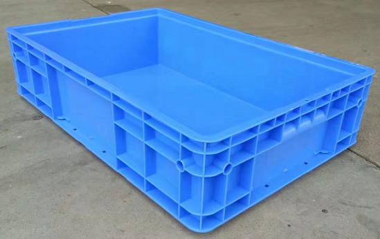 Standard Size Lower Height Storage Euro Stacking Containers / Industrial Virgin PE Containers