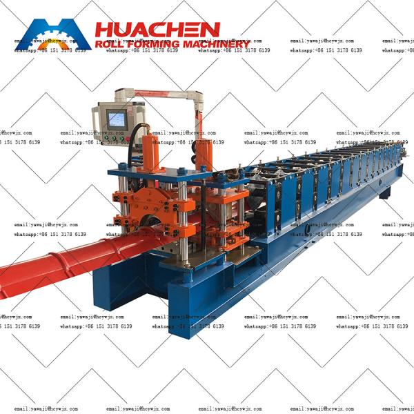 Cheap 0.3mm - 0.8mm High Speed Ridge Cap Roll Forming Machine 380V 50HZ 3 for sale