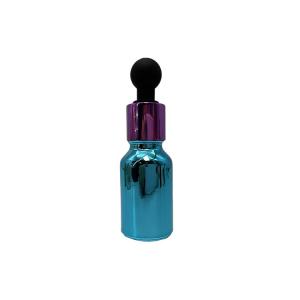 Best Electroplated 5ml 0.25oz Cosmetic Dropper Bottles With Screw Caps wholesale