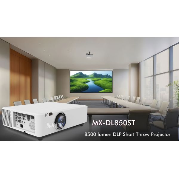 8500 Lumen High Brightness Short Throw LP Laser Projectors WUXGA