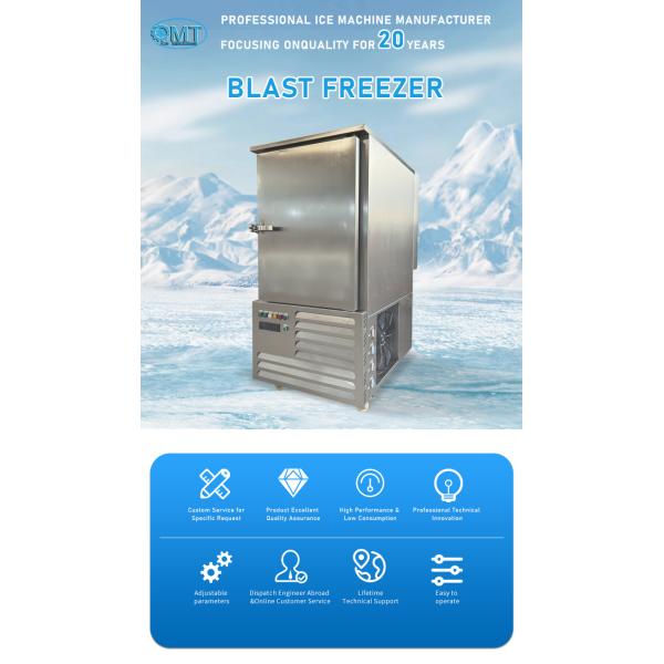 220V Quick Freezer Machine Practical Commercial Blast Freezer For Meat Fish Vegetables