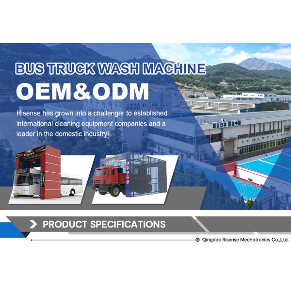 CB-750 Fully Automatic Drive-Through Bus Wash Machine/Innovative Bus Washing Machine Risense HP-360/ Touch Free Car Washer