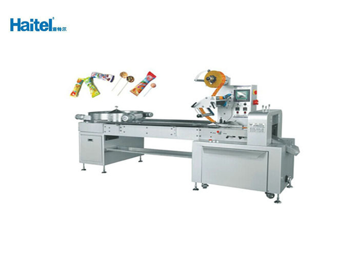 Lollipop Pillow Flow Candy Bagging Machine Cell Computer Automatic Controlling