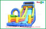 Outdoor Inflatable Slide Funny / Safety PVC Tarpaulin Inflatable Bouncer Slide