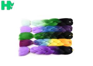 Best 95 - 100g Artificial Synthetic Hair Pieces / Braiding Hair Extensions wholesale