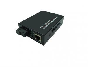 Best Black color RJ-45 SC Fiber Optic Ethernet Media Converter Apply to the Campus Broadband Network wholesale