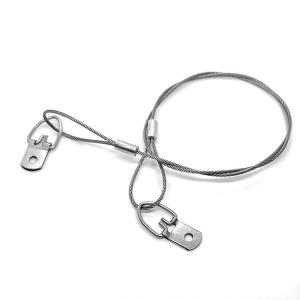 Best Safety Cable D-Ring Screw Hanger Wire System Stainless Steel Picture Hanging Wire wholesale