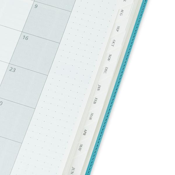 OEM ODM Black Weekly Planner 2023 2024 With Vegan Leather Cover