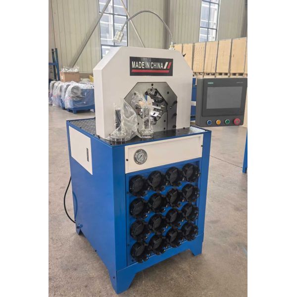 3 Inch 6-76mm PLC Control Hydraulic Hose Crimping Machine with 15 Interchangeable Dies for Efficient Hose Pressing