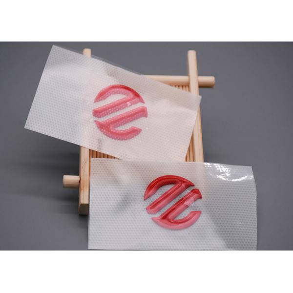 3D Moulded Silicone Heat Transfer Labels Custom Logos For Clothing