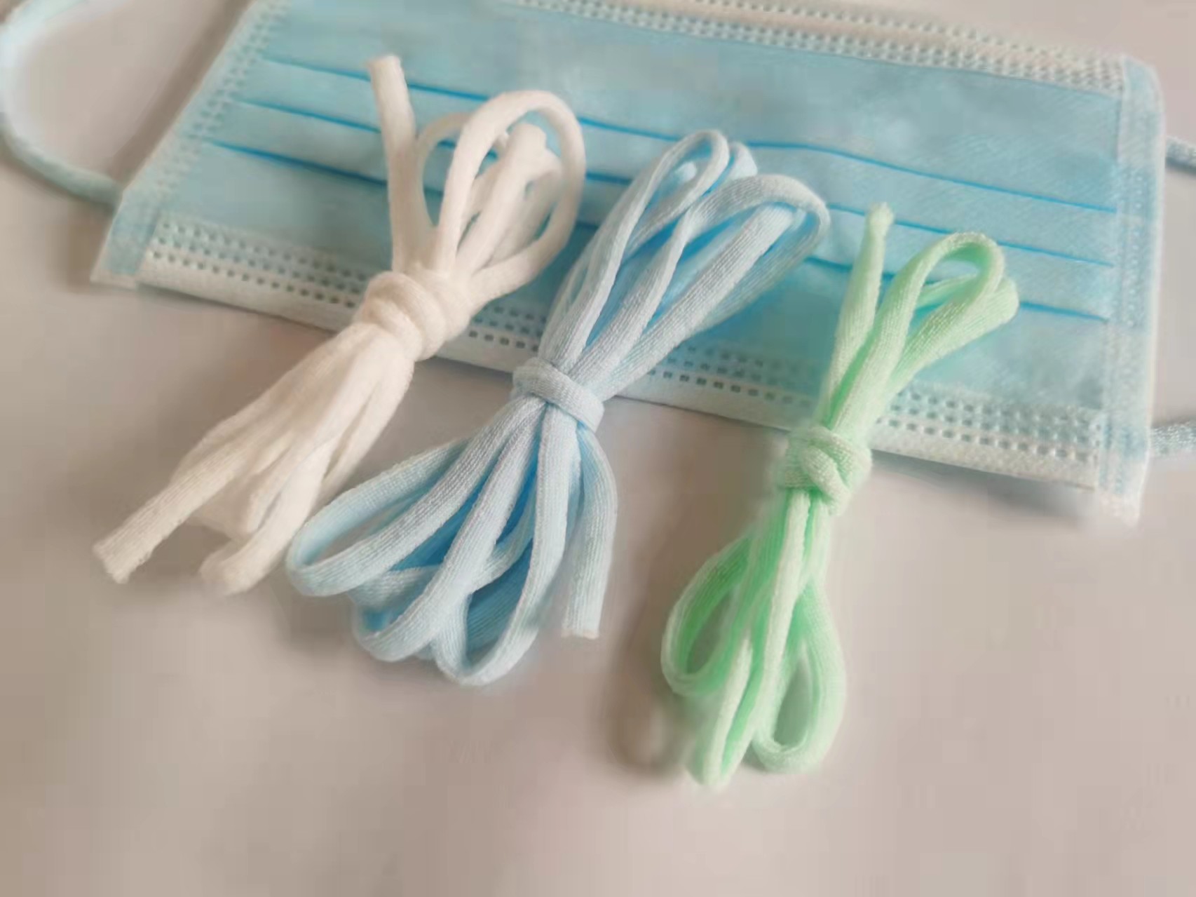 Material Super Soft Elastic Band Earloop For Medical Face Mask 3/16" 5mm