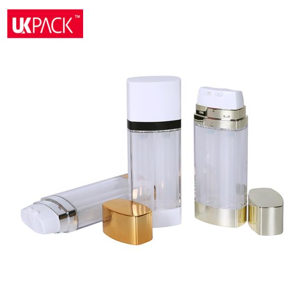 Cosmetic airless bottle 15ml*2