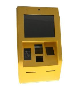 China 15 Outdoor Wall Mount Kiosk / payment and ticketing outdoor kiosk for bus station. on sale