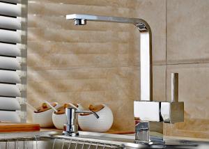China 360 Degree Rotatable Flexible ROVATE Ceramic Cartridge Kitchen Sink Faucet on sale