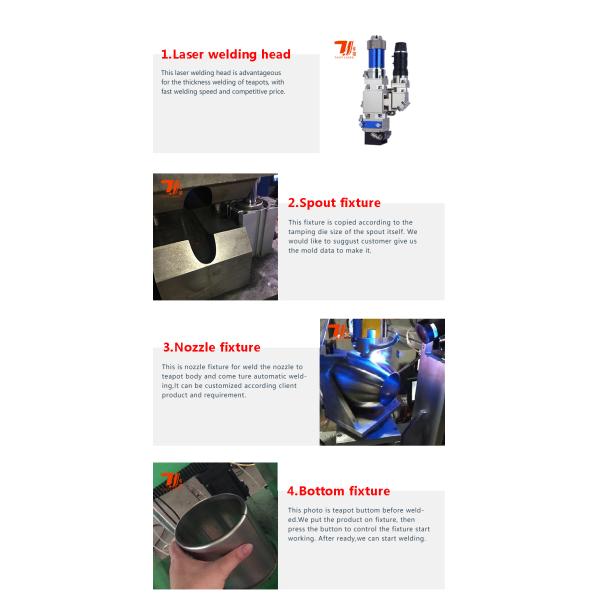 Tee Coupling Automatic Welding Machine 1070nm Laser Wavelength