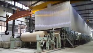 China Electric Tissue Paper Manufacturing Machine , Paper 70-300 G/M² Cotton Paper Making Machine on sale