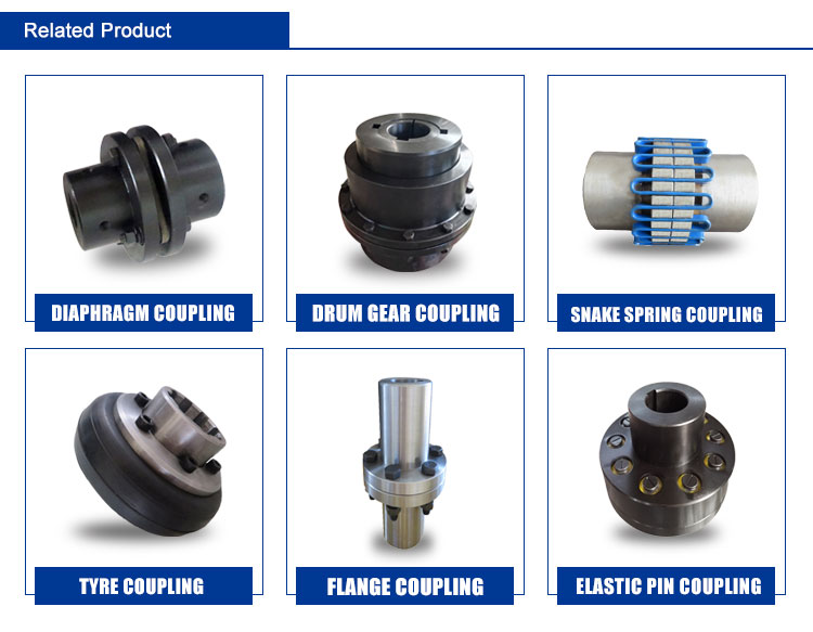 JS Flexible Snake Spring Taper Grid Coupling Standard JS Type