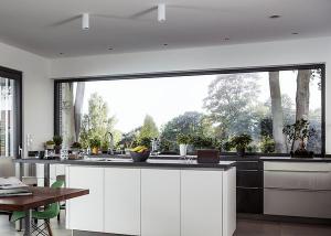 China Unimpeded Views Fixed Picture Windows With Toughened Glazing on sale