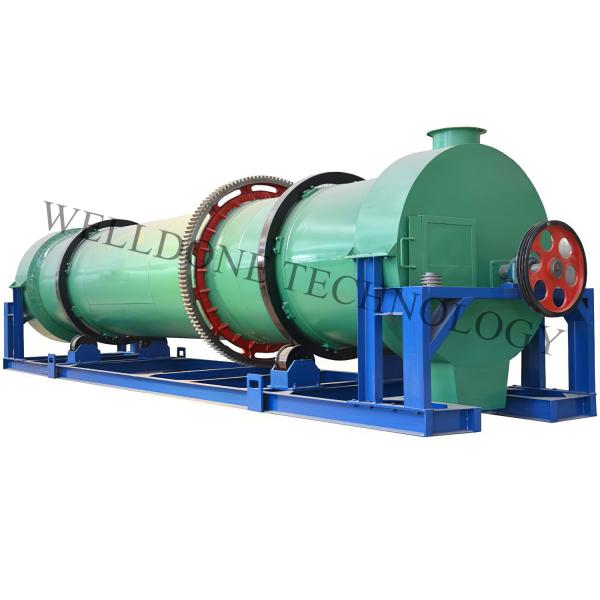Cheap H Loading Capacity Rotary Sand Dryer , Rice Paddy Rotating Drum Dryer for sale