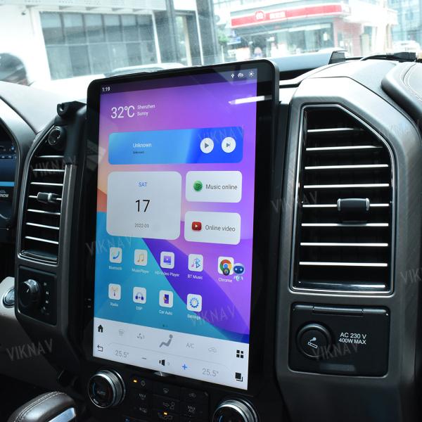 Viknav Car Radio For Ford F150 (2015-2022) 14.5 inch Upgrade Android Auto Audio MultimediaPlayer GPS Touch Screen