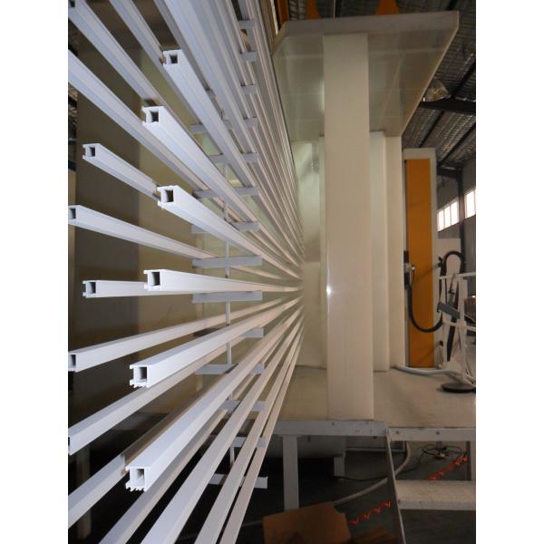 Electrostatic Automatic Powder Coating Plant Natural Gas Heating