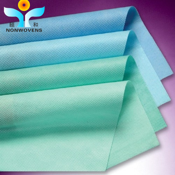 100% Polypropylene PP Spunbond Nonwoven Fabric Rolls Material for medical supply