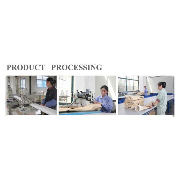 Blast Furnace Polyester Dust Filter Bag Anti - Static Abrasion Resistance Pulse Jet Clean