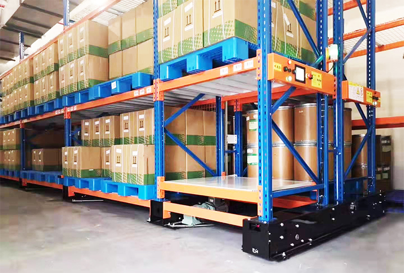 Rail-Guided Open-Type Electric Mobile Racking Warehouse Storage Rack
