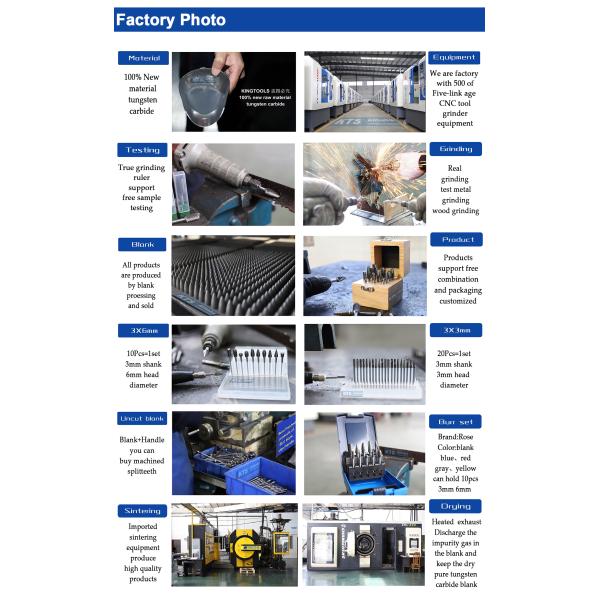 Precision Cutting Tungsten Carbide Burr Set For Grinding Polishing Shaping