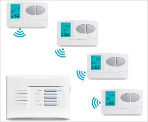 Best Gas Heater Thermostat , Wireless Air Conditioning Thermostat wholesale