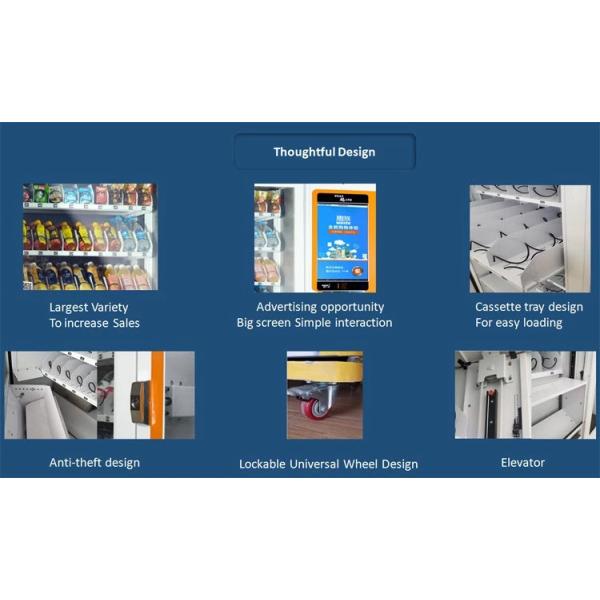 Customized Logo Lucky Box Self Service Vending Machines CE Certificated