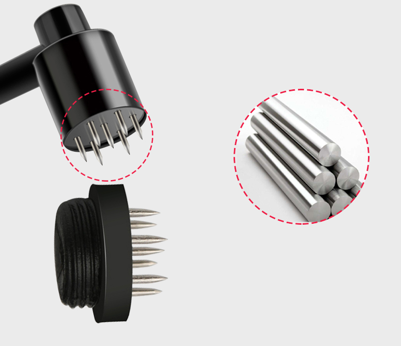 ISO13485 Plum Blossom 7 Star Needle Acupuncture With 12 Replaceable Heads