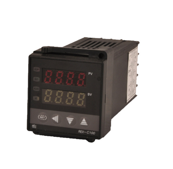Alarm REX-C100 110V to 240V 0 to 1300 Degree Digital PID Temperature Controller with K Type Probe Sensor