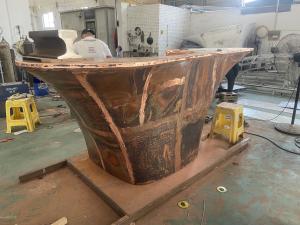 Best OEM Copper Art Sculpture Interior Furniture Hotel Reception wholesale
