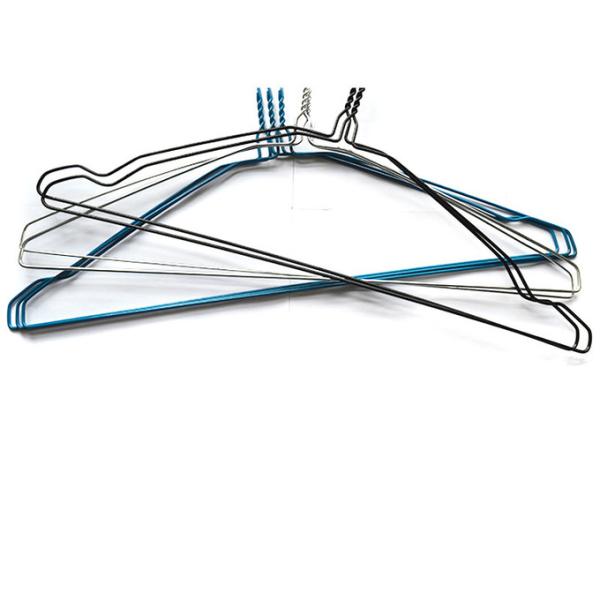 Laundry Room Organization Made Simple with Standard Size Galvanized Wire Hangers