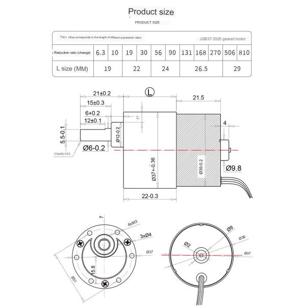 Customizable 12v Dc Motor Low Speed Brushless Electric Motor