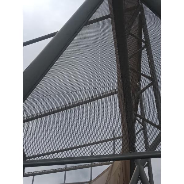 1060 Aluminum Wire Expanded Metal Mesh Panel For Architectural Decoration