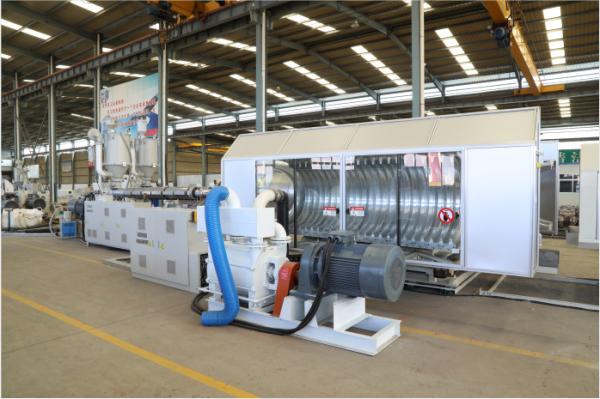 Cheap Single / Double Wall Corrugated Pipe Machine Closed Loop PVC Pipe Extrusion Machine for sale