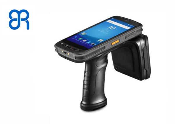 Cheap Android 6.0 System Handheld RFID Reader , 4G / GPS / WiFi Mobile RFID Reader for sale