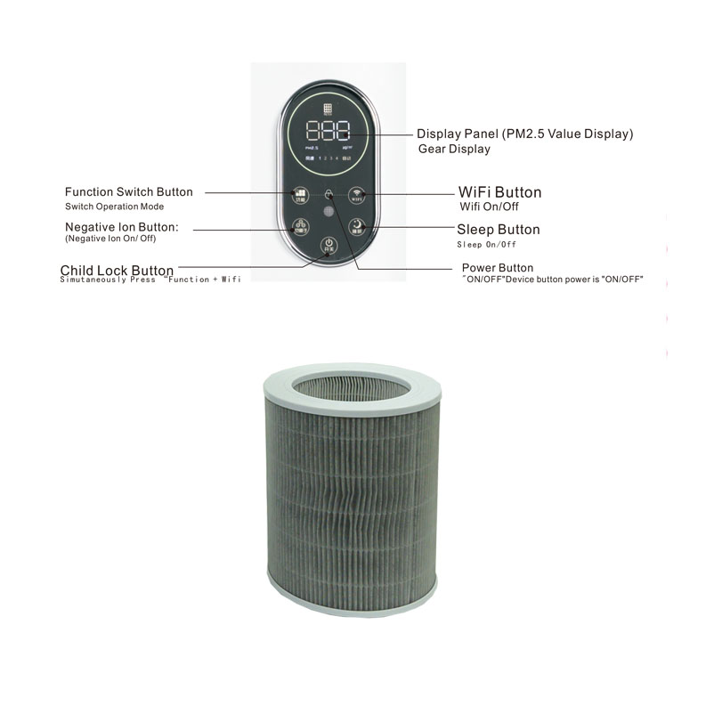 65m2 Uvc Light Air Purifier