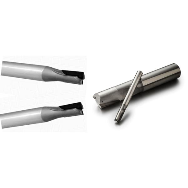 Spiral Pcd Diamond Cutting Tools , 3/16 Diamond End Mills For Composites