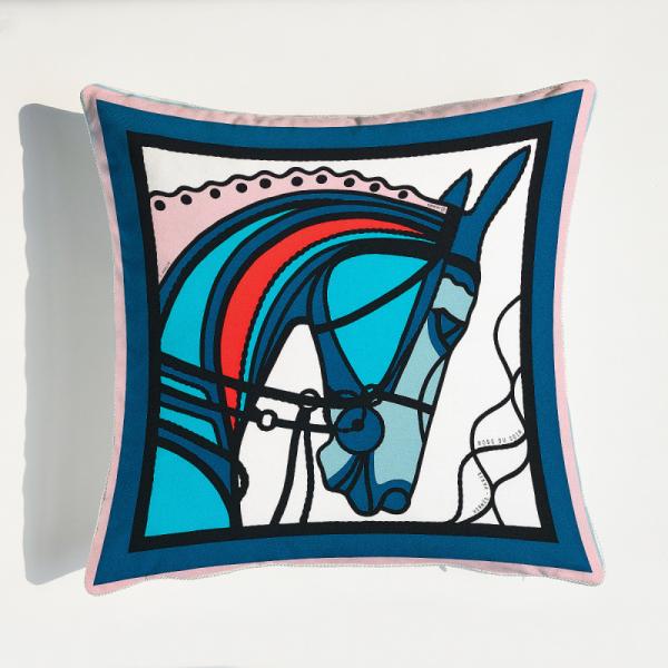 Nordic Square Geometric Patterns Indian Block Print Cushion Covers Morocco Pillow Covers
