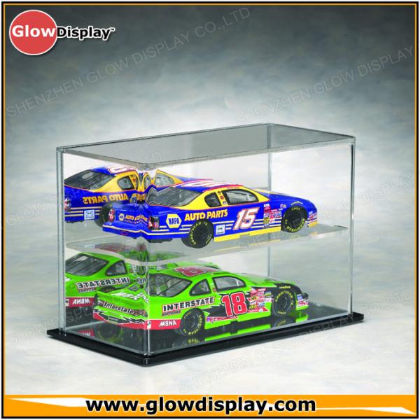 LED Illuminated Acrylic Lighted Model Diecast Car Display Cases Box