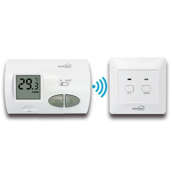 Cheap Riseem Temperature Control Digital LCD Display Thermostat with LED System Indicator for sale