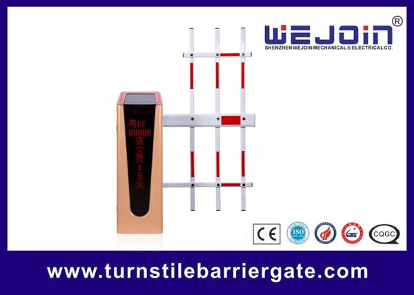 Cheap 100% Duty Cycle Security Barriers And Gates , Parking Access Control Gates With Vehicle Loop Detector for sale