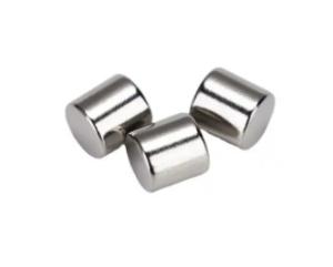 Powerful Diametric Cylinder Magnets N52 Silver Coating Sample Available