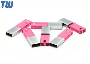 3D Logo Acrylic 1GB USB Memory Stick Pen Drive Colorful LED Light