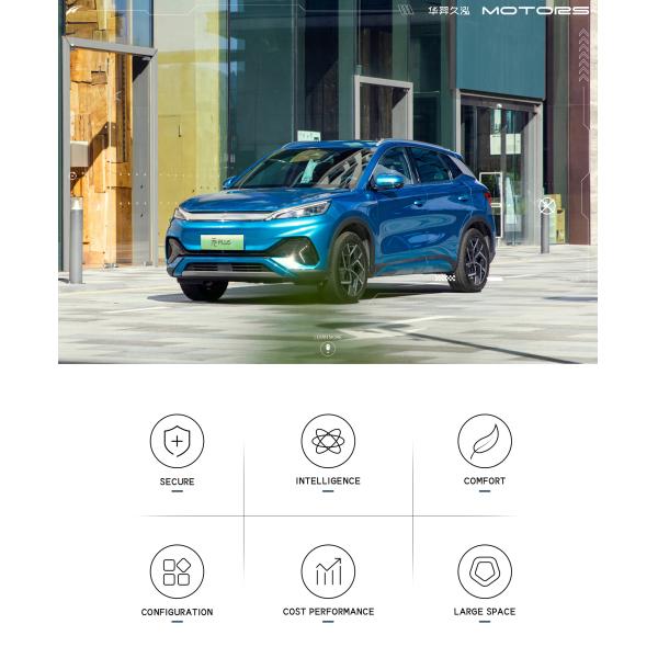 New Energy Electric BYD EV Vehicle Build Your Dreams Atto 3 Yuan PLUS Flagship